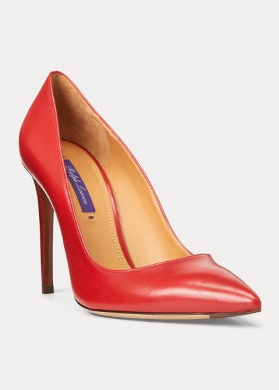 Ralph Lauren Celia Calfskin Pumps Dame Danmark (SECJL1347)